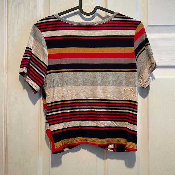 SOLD Gaze striped crop top - Picture 4 of 8